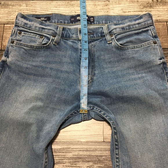 Hollister Epic Flex Skinny Jeans Men’s 30x32 Light Wash Blue Denim - Picture 3 of 11